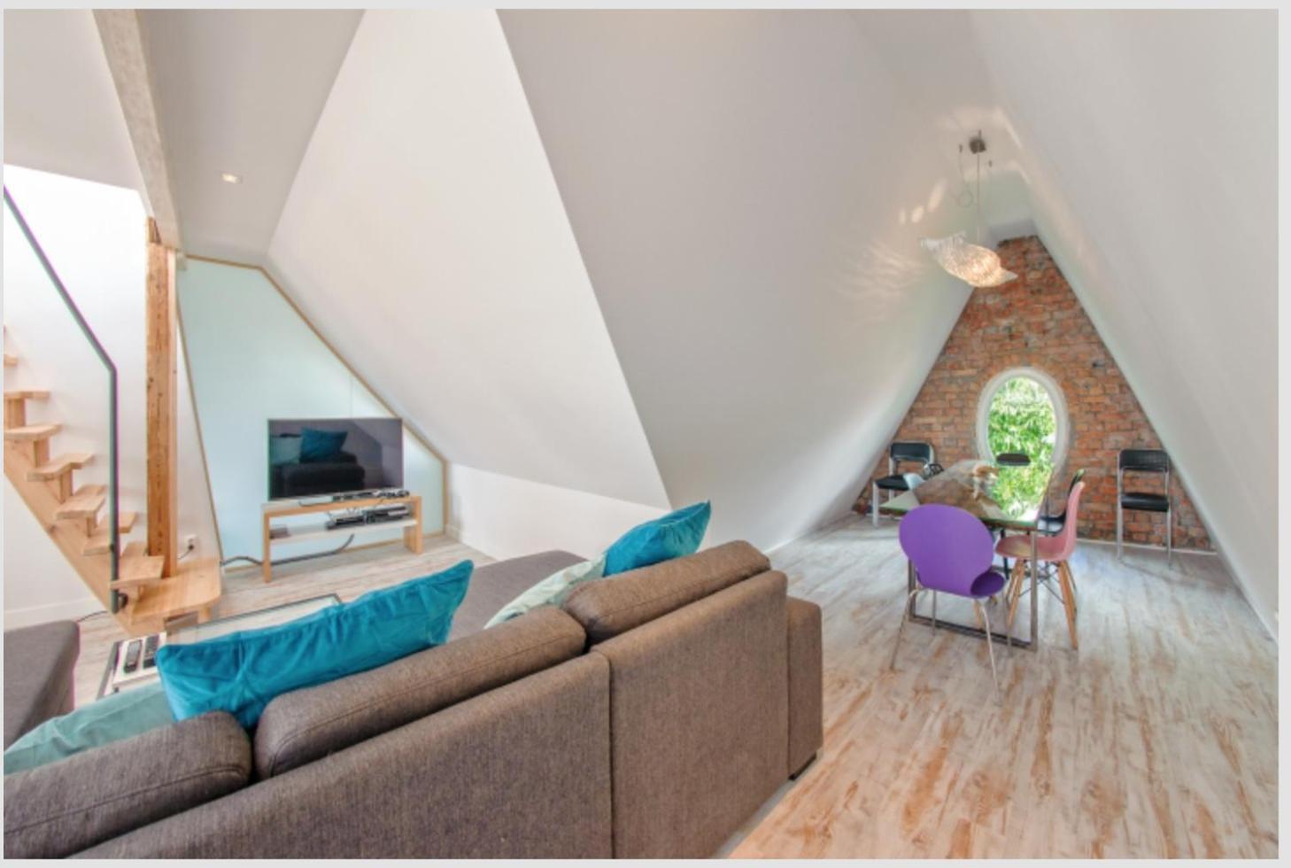 Amazing Big Loft With Seaview 800M To Beach Sopot Bagian luar foto